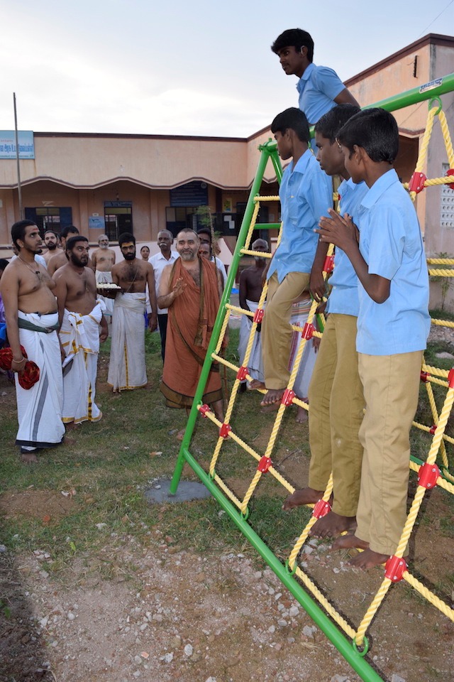 Shankaracharya Visit to Special School for hearing impaired